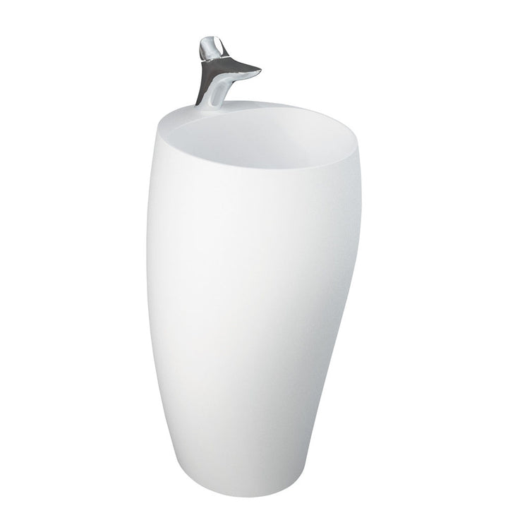 RAK Cloud Freestanding Basin - Matte White