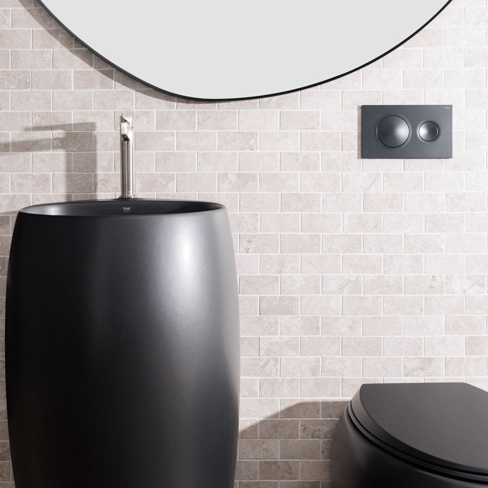 RAK Cloud Freestanding Basin - Matte Black