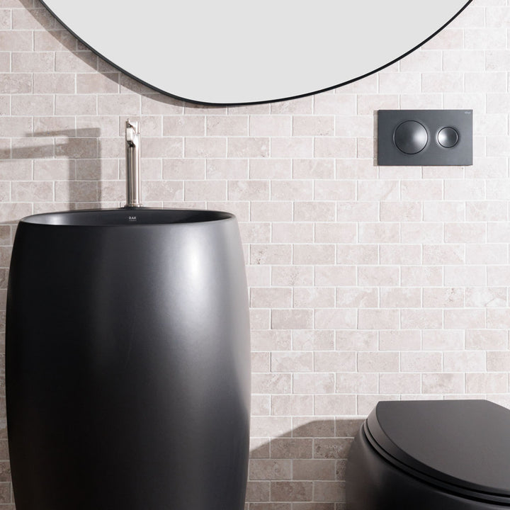 RAK Cloud Freestanding Basin - Matte Black