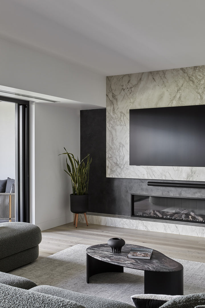 Portum Dekton 8mm in a living area setting