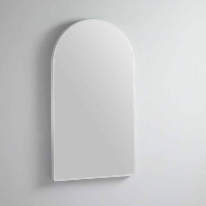 Modern Arch Mirror Milano White