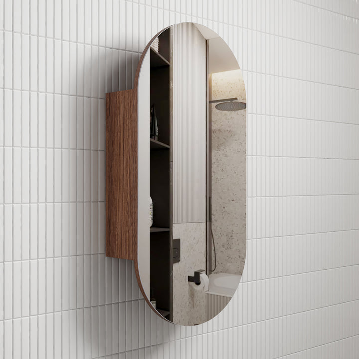 Beau Monde Shaving Cabinet - Walnut