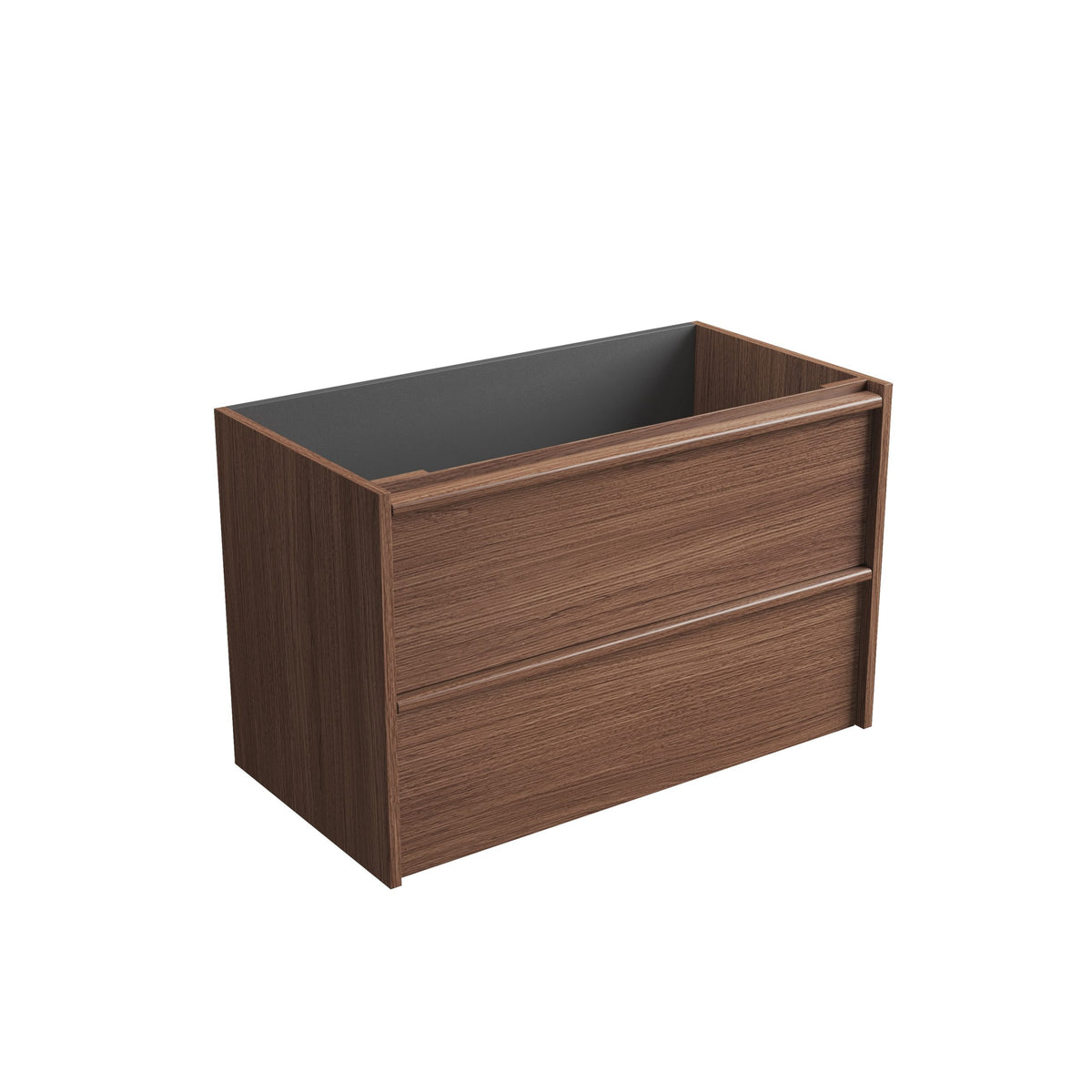Venetta Framed Wall Hung Walnut 900mm gallery