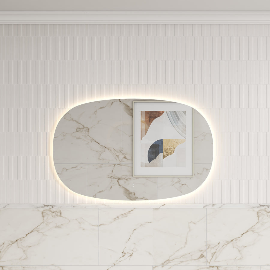 Valmont Horizontal 1100mm LED Mirror - lifestyle