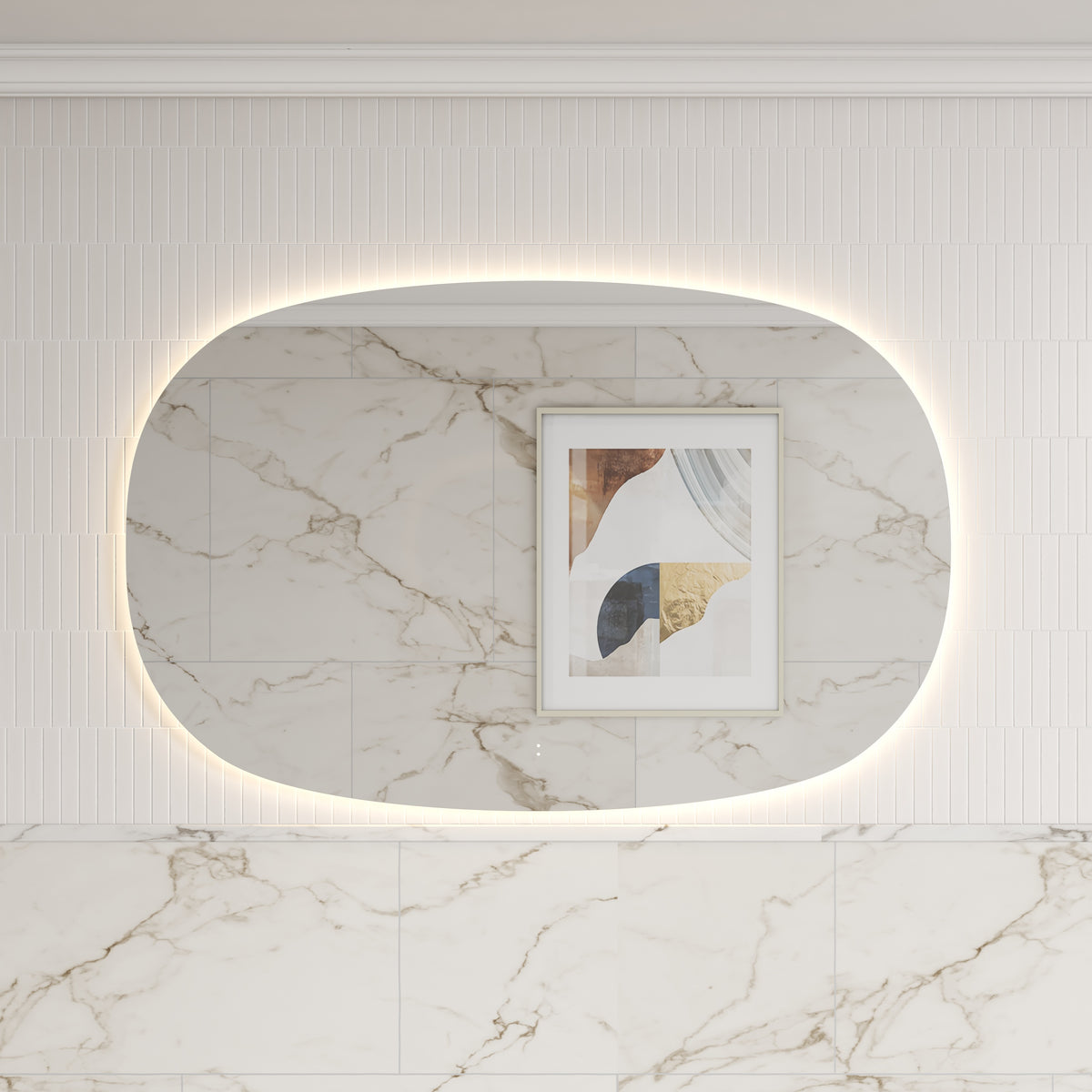 Valmont Horizontal 1400mm LED Mirror - lifestyle