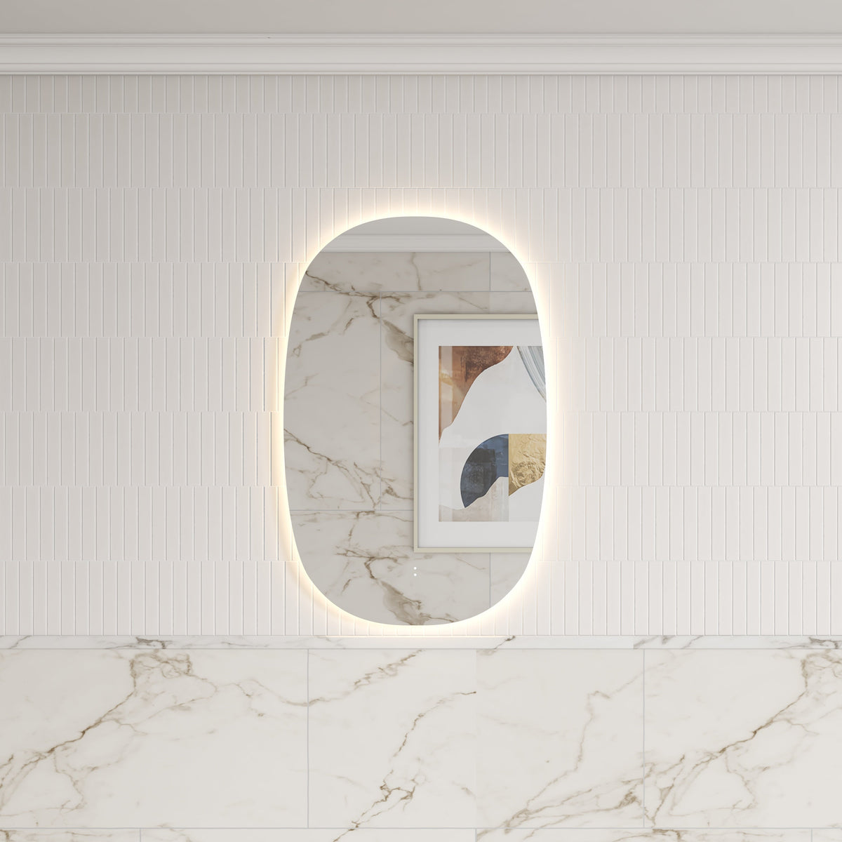 Valmont Vertical 580mm LED Mirror - lifestyle 2