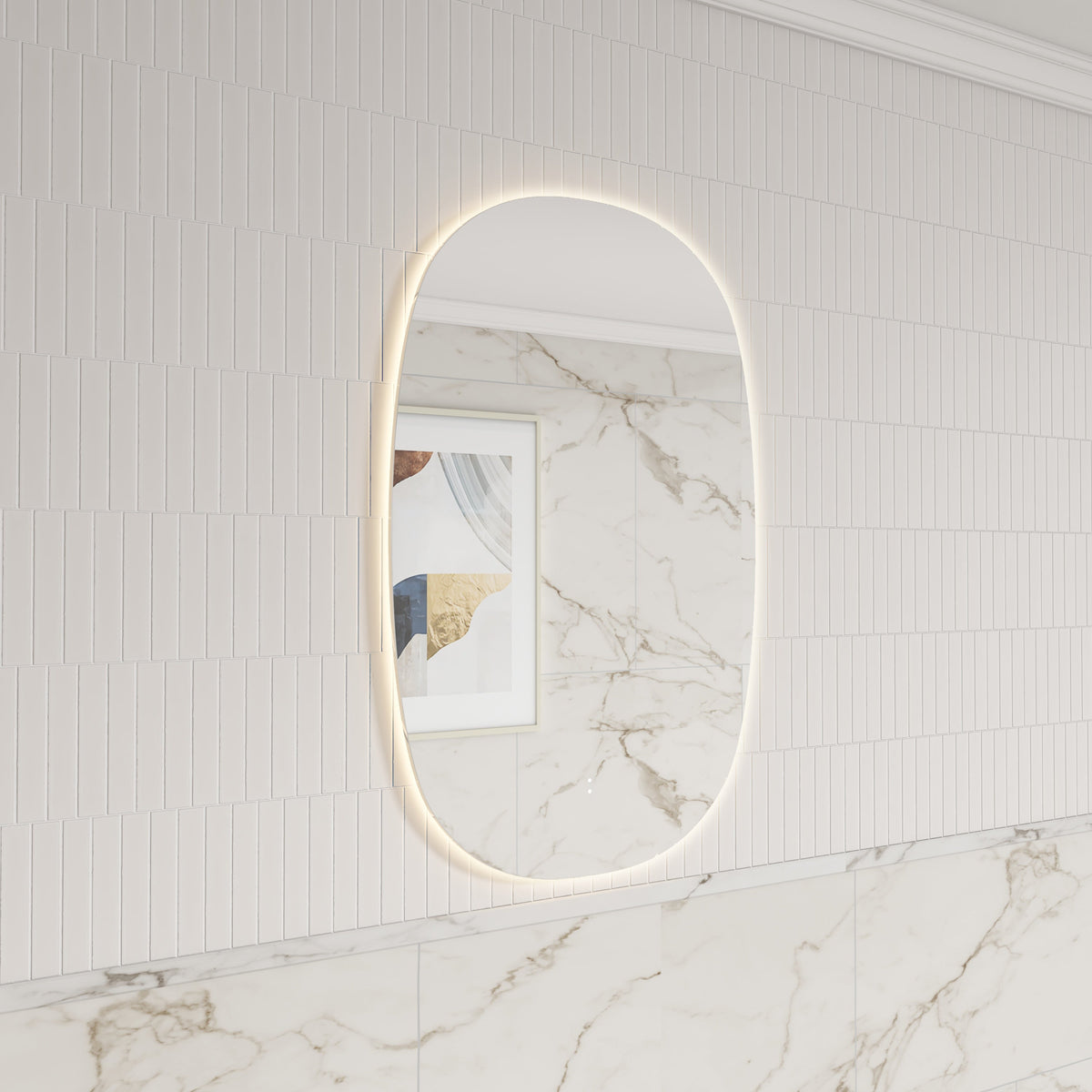 Valmont Vertical 580mm LED Mirror - lifestyle 3
