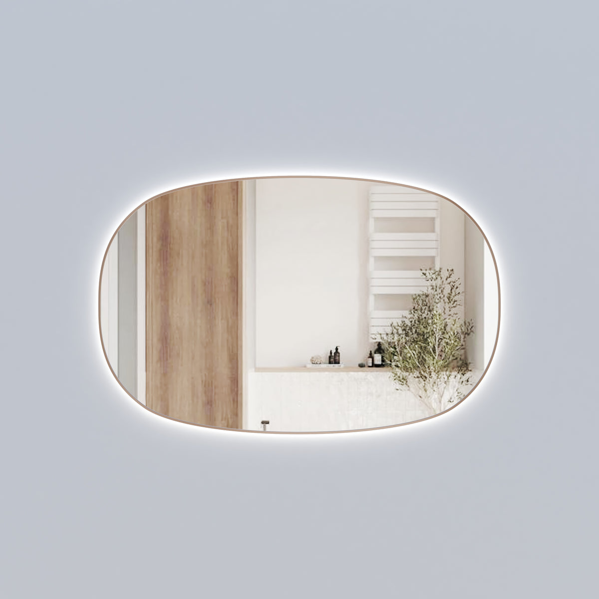 Valmont Horizontal 1400mm LED Mirror - Brushed Bronze