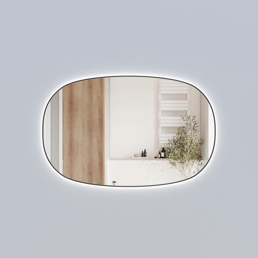 Valmont Horizontal 1400mm LED Mirror - Gun Metal