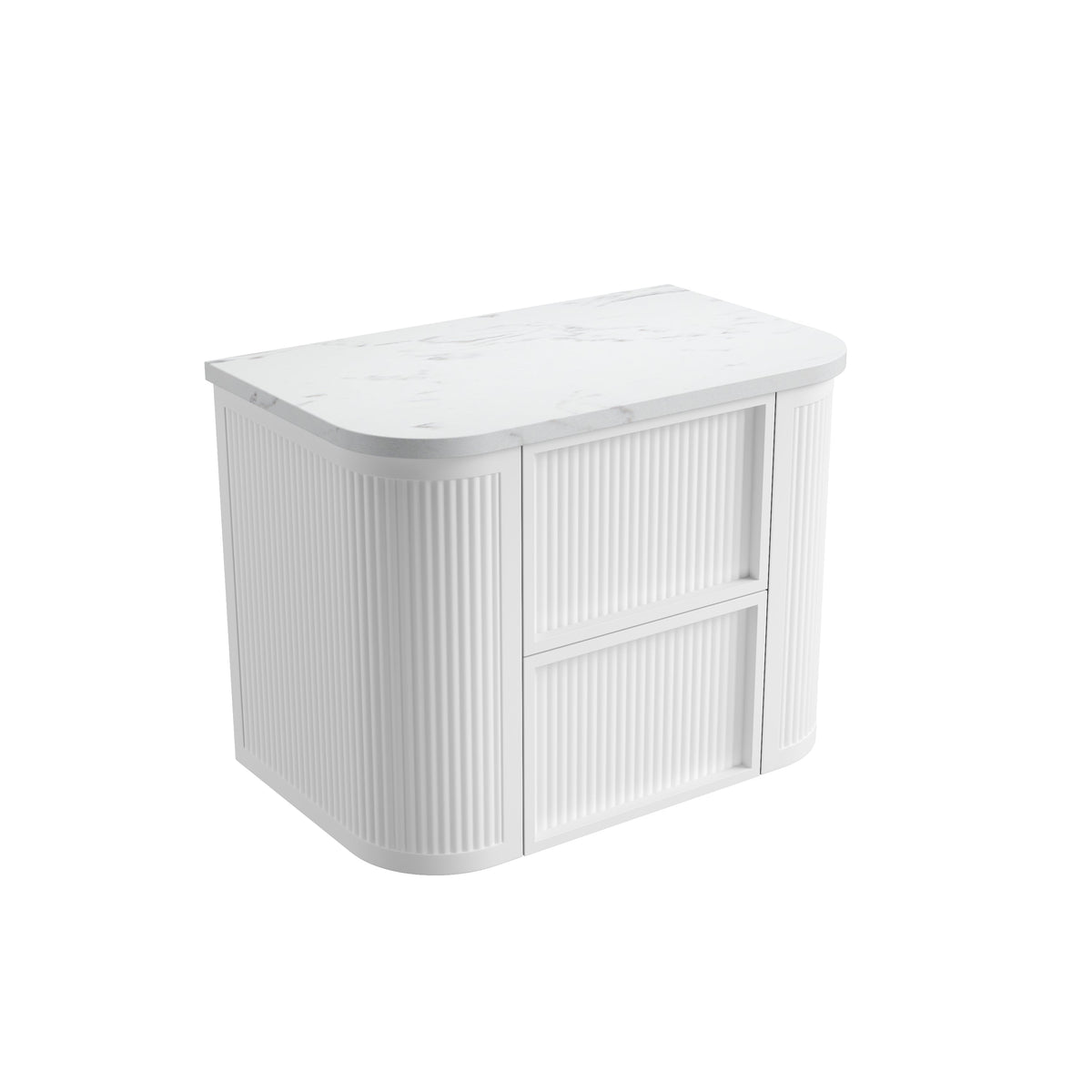 Verona Mark II Wall Hung 900mm - Cato flat stone top