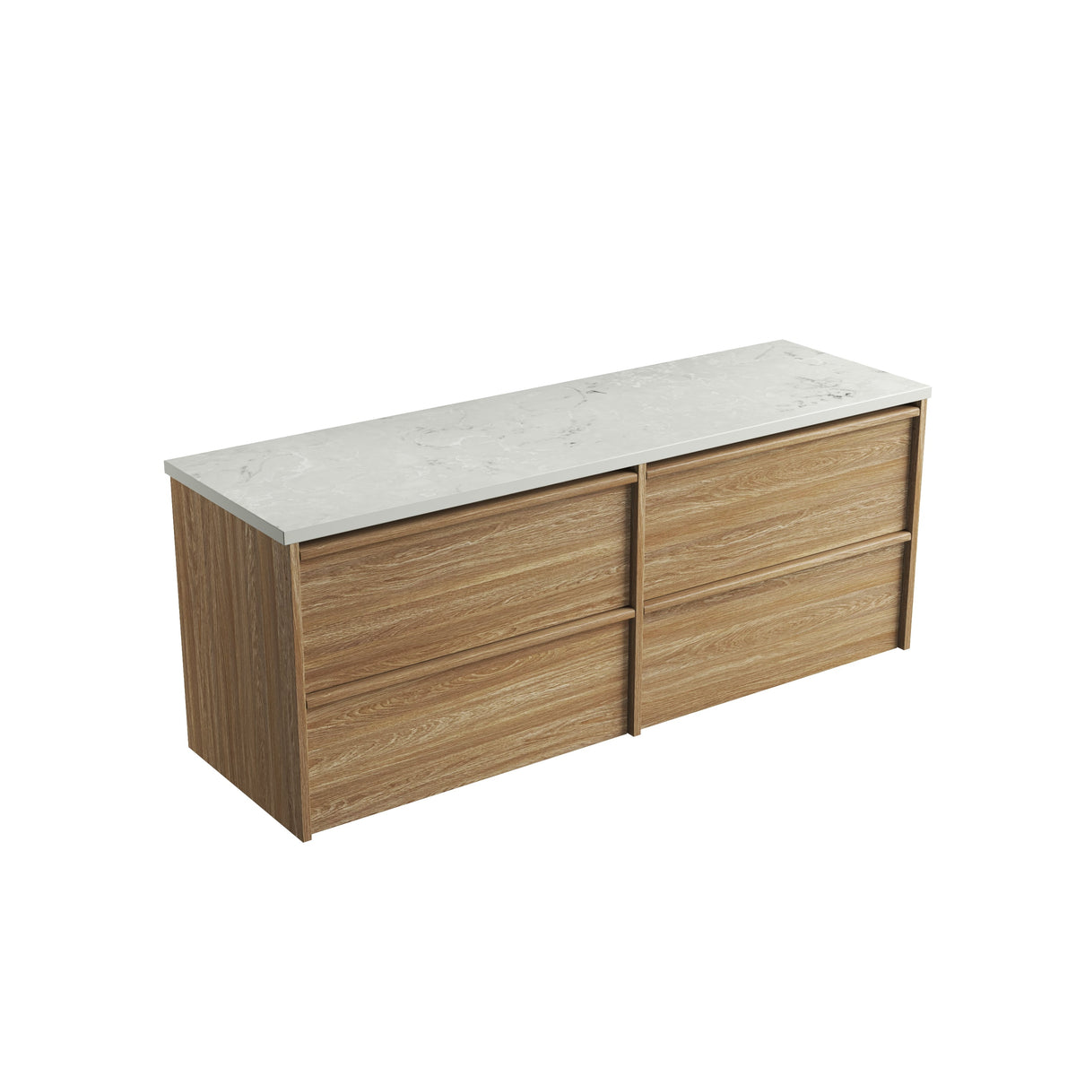 Venetta Framed Wall Hung Harvest Oak 1500mm - Alpine