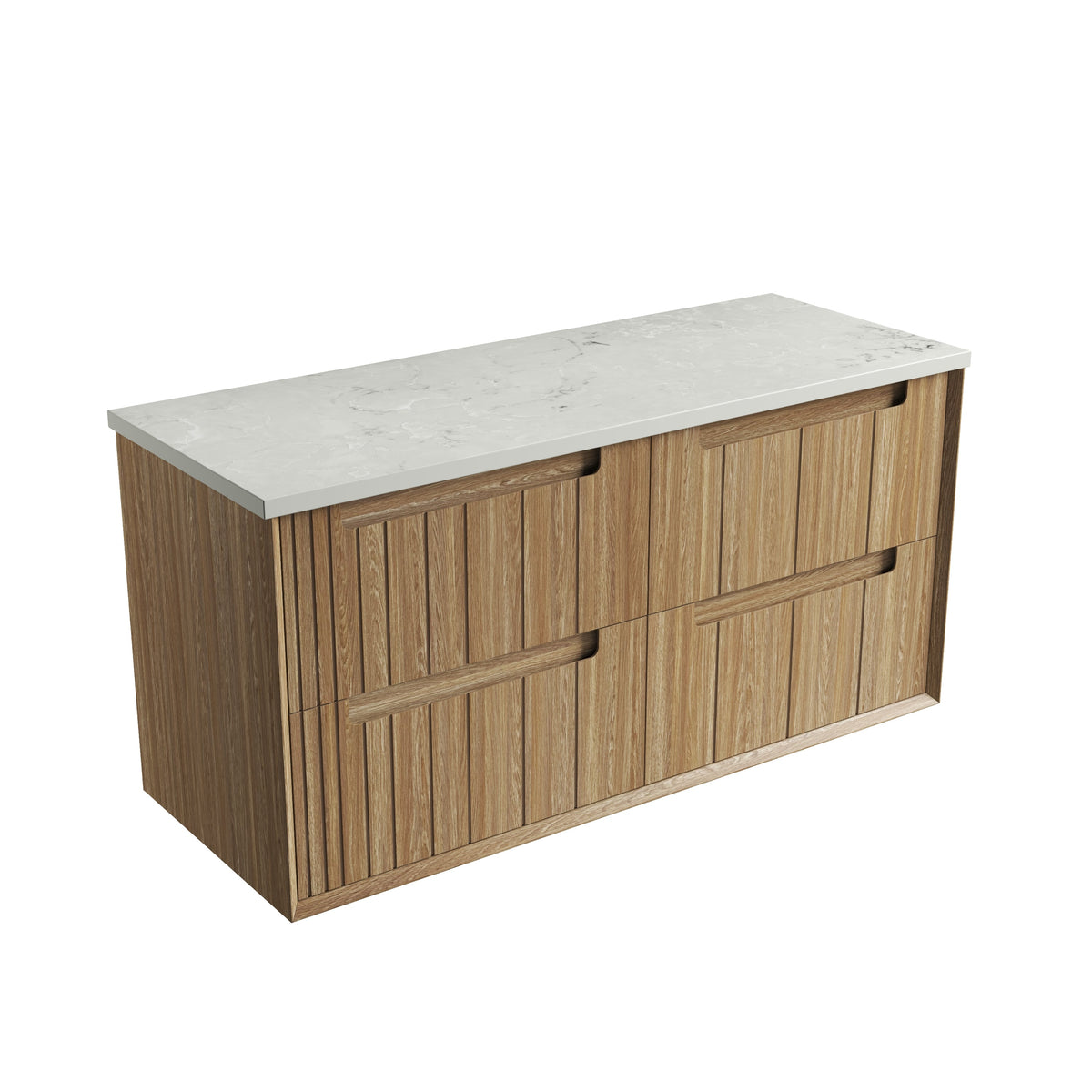 Voulari Framed Wall Hung Harvest Oak 1200mm - Alpine