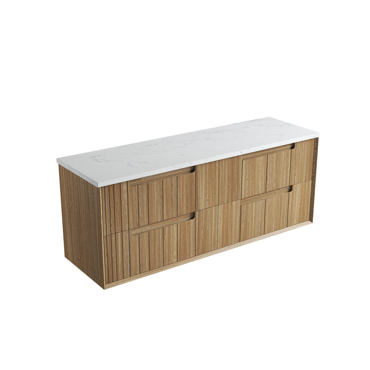 Voulari Framed Wall Hung Harvest Oak 1500mm - Cato