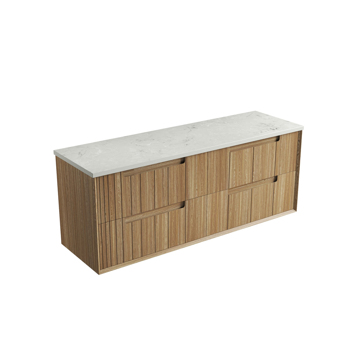 Voulari Framed Wall Hung Harvest Oak 1500mm - Alpine