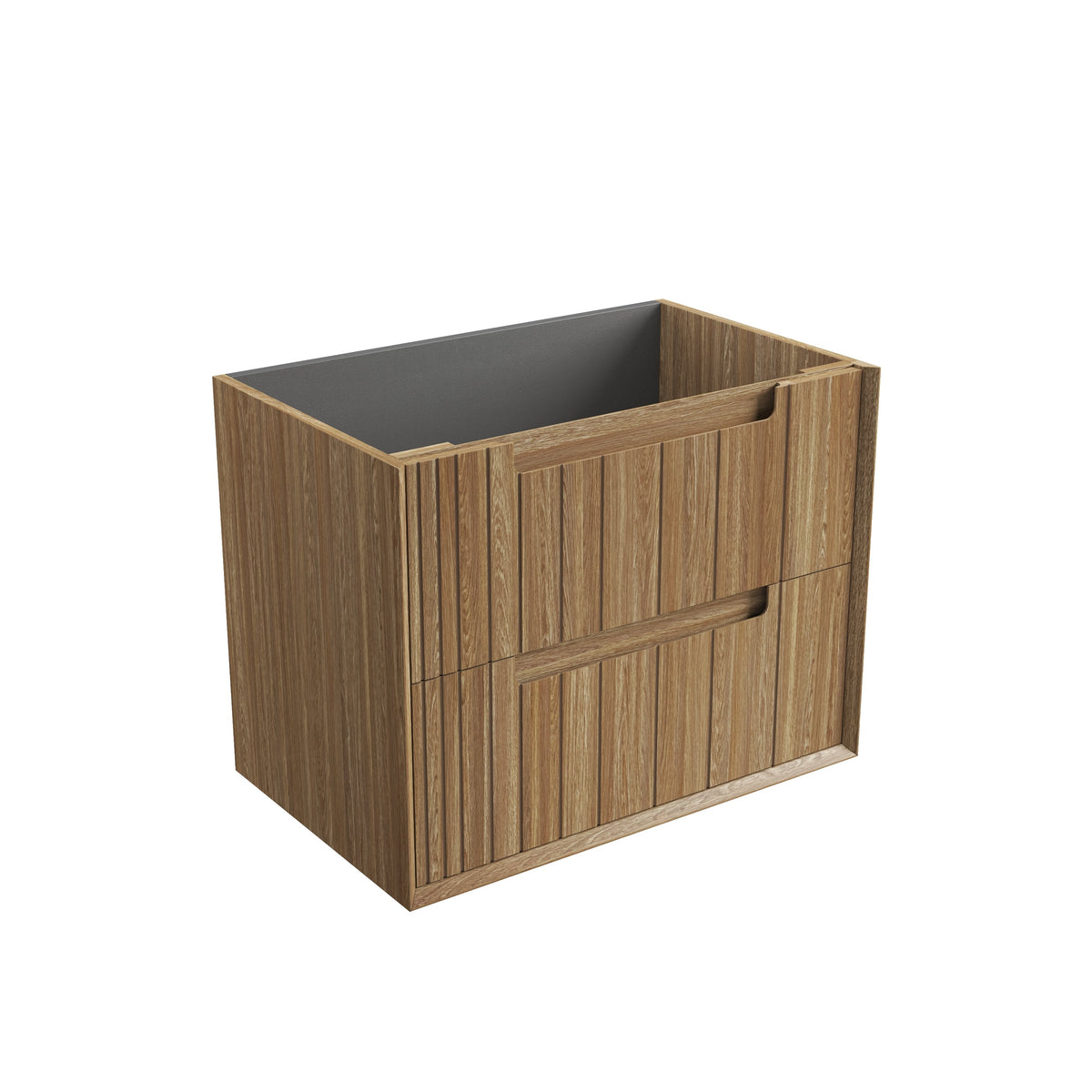 Voulari Framed Wall Hung Harvest Oak 750mm - product photo
