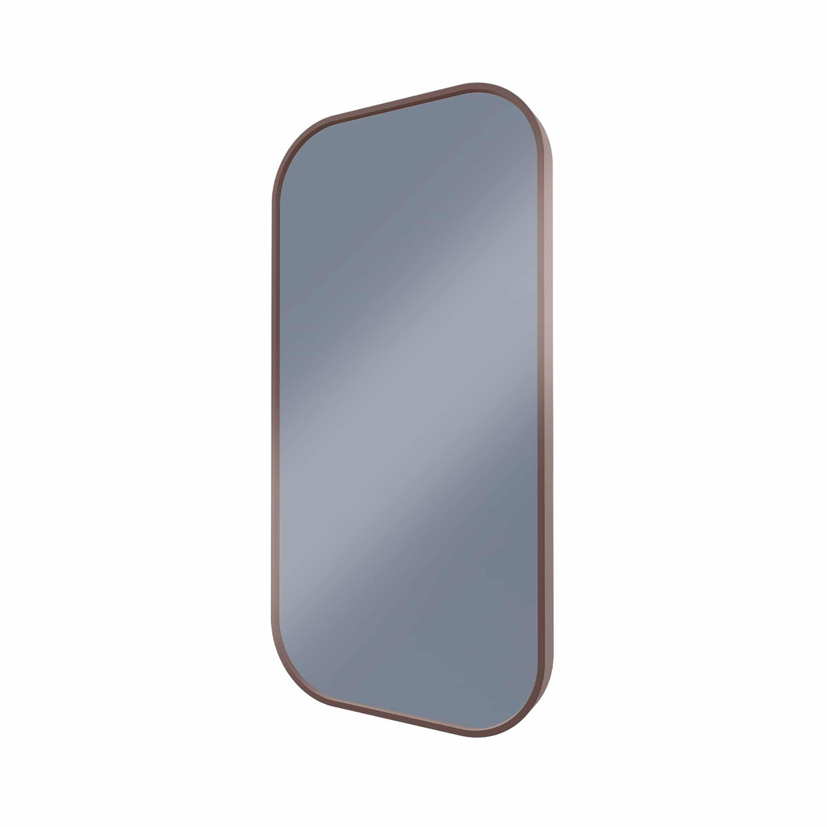 Modern Soft Rectangle Mirror with Portable Magnifier Cuban Bronze product view 2