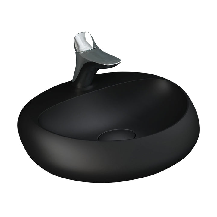 RAK Cloud Wall Basin - Matte Black