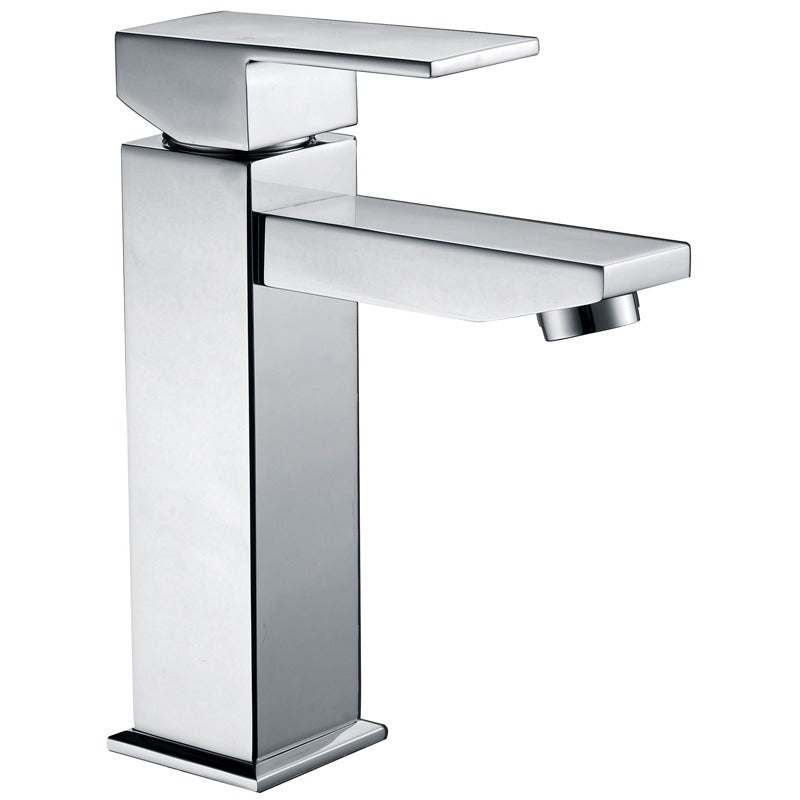 Rosa Square Basin Mixer - Chrome