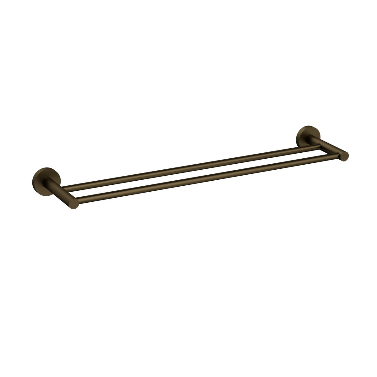 Otus Slimline Towel Rail Double 900mm - Antique Brass