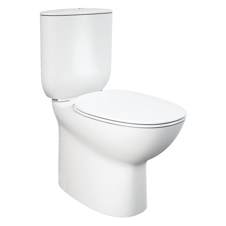 RAK Morning Back-to-Wall Toilet Suite, Alpine White with Bottom Inlet - lifestyle