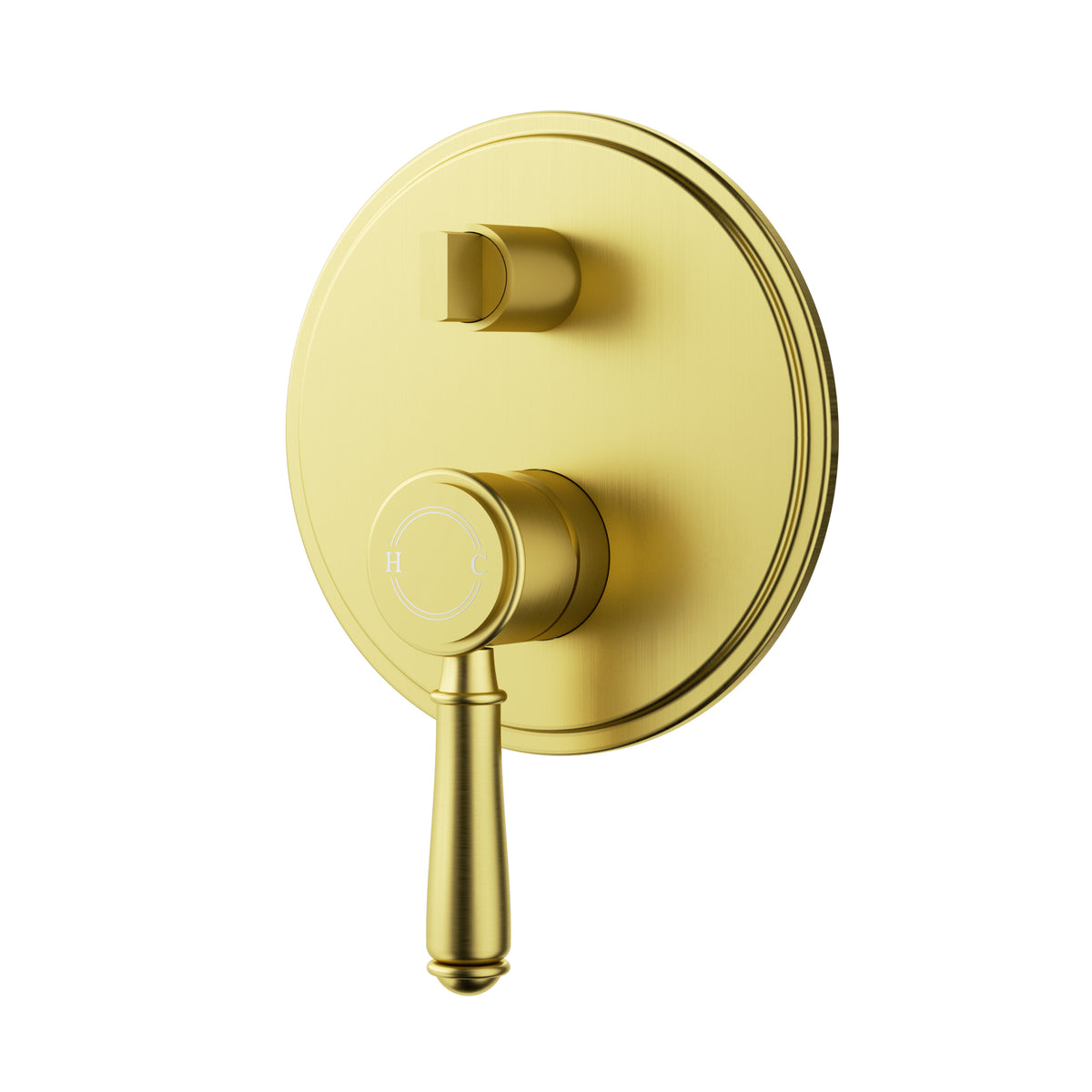 Clasico Wall Mixer Diverter Trim Kit - Brushed Gold