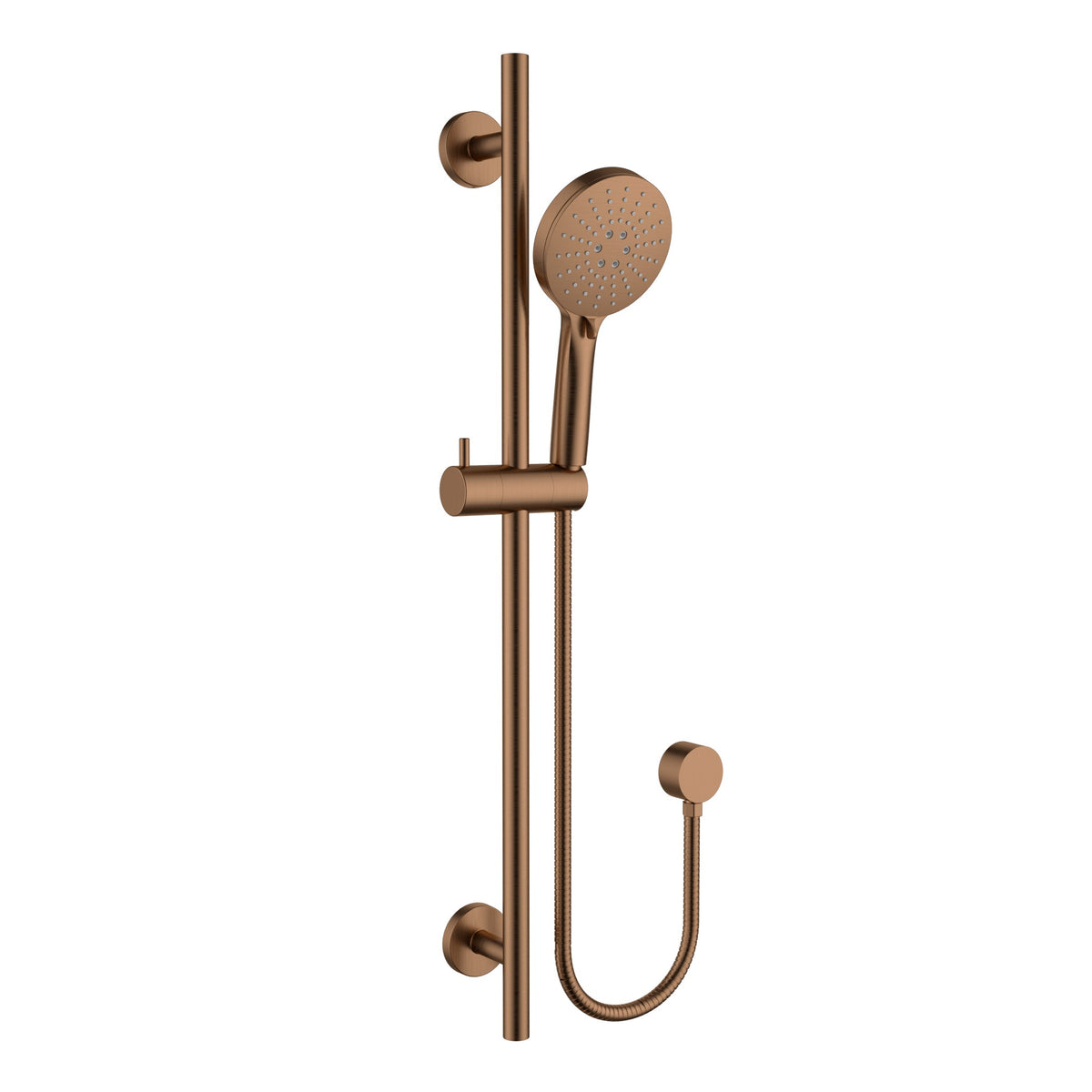 Otus Slimline Rail Shower - Brushed Copper