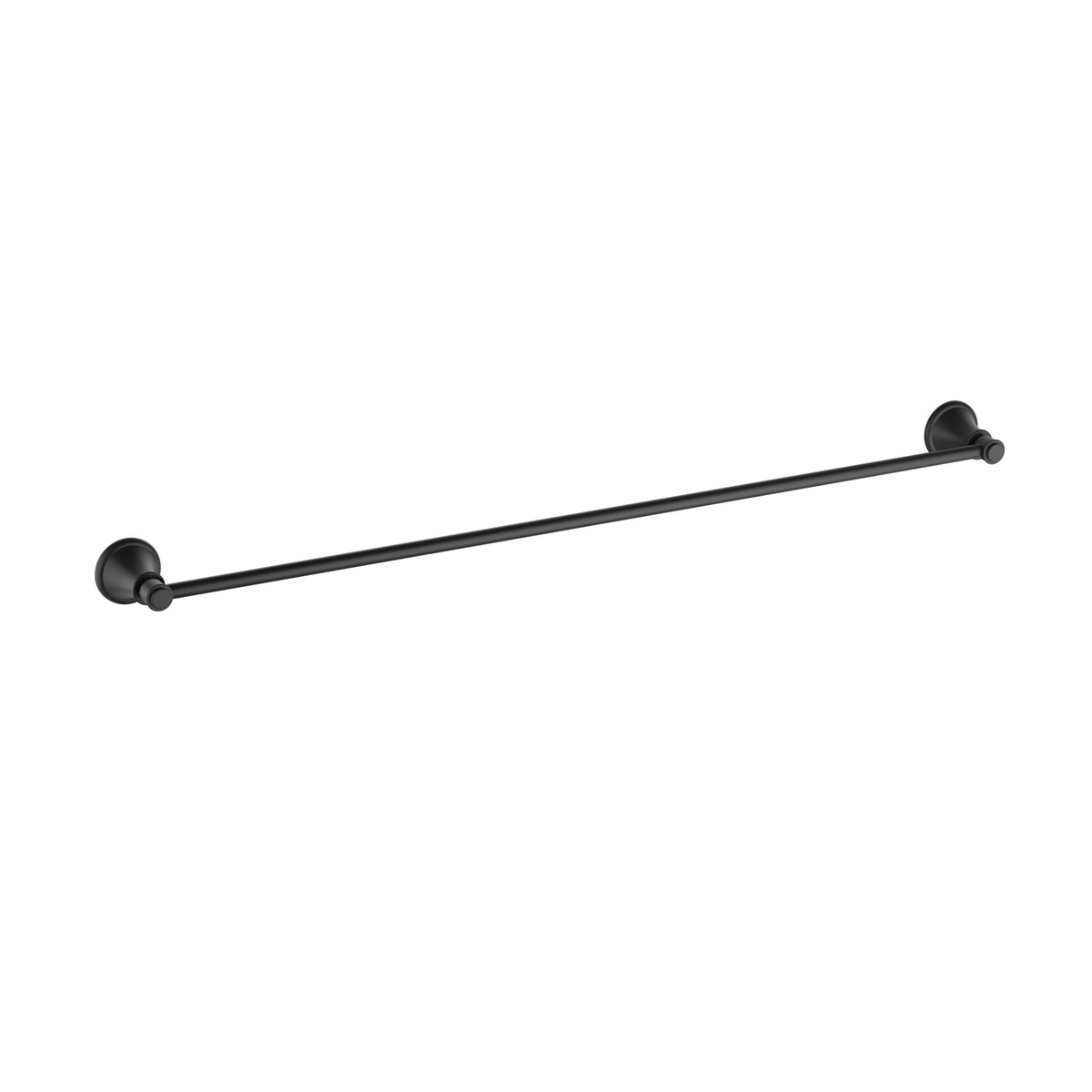 Clasico Towel Rail Single 800mm - Matt Black