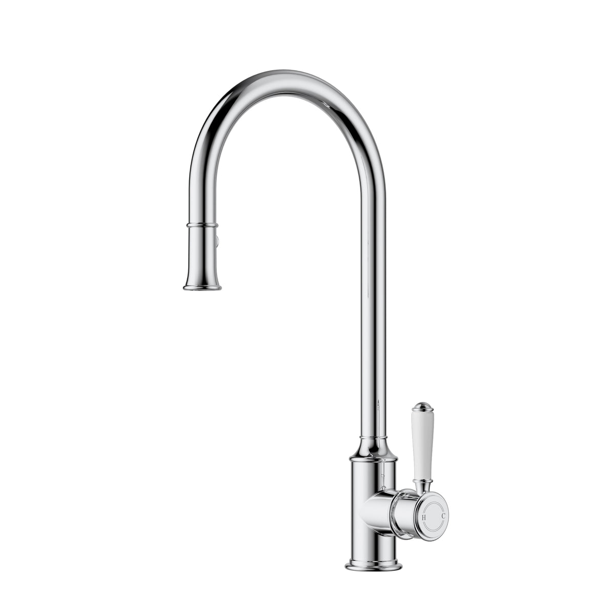 Clasico Sink Mixer Pull-Out / Ceramic Handle - Chrome