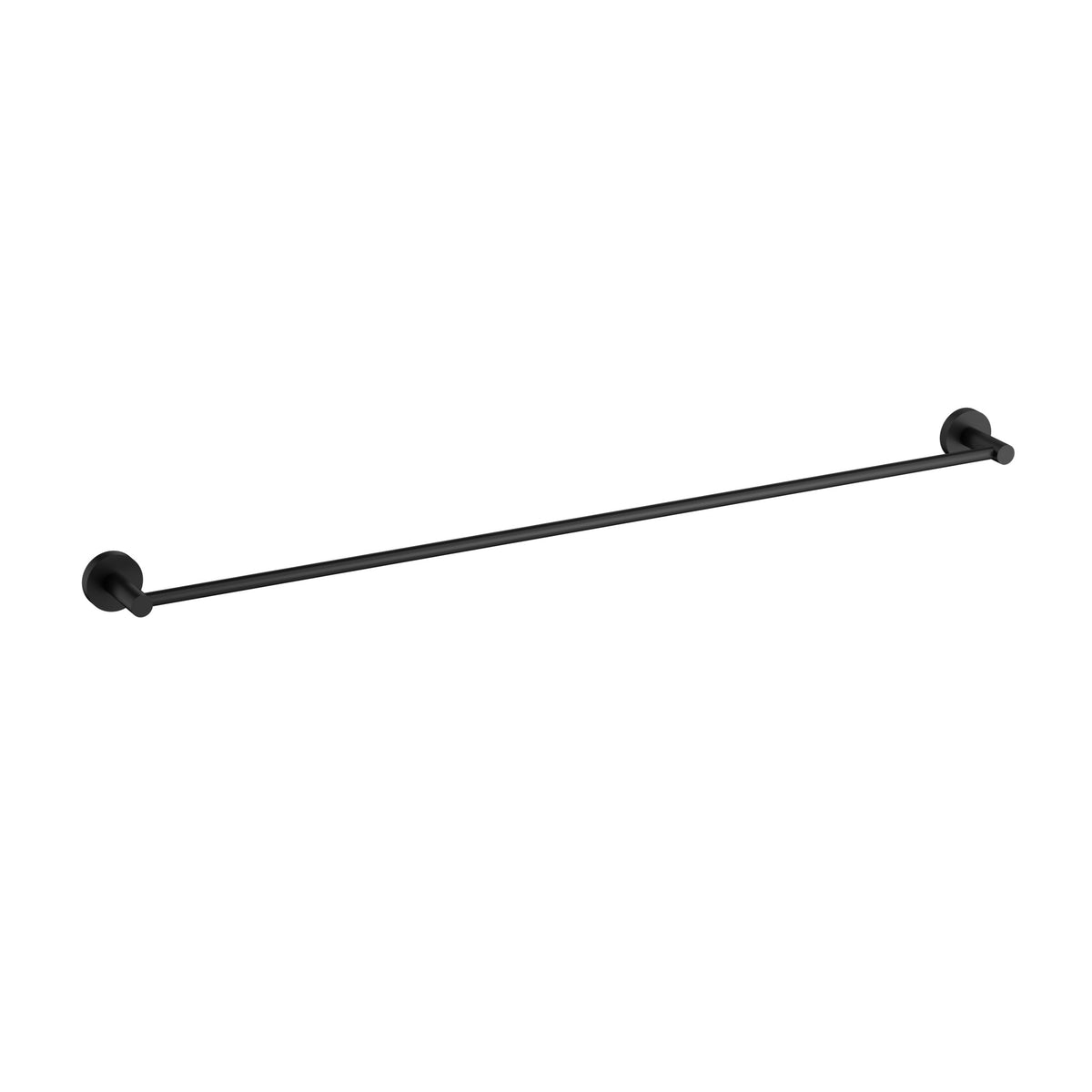 Otus Slimline Towel Rail Single 900mm - Matt Black