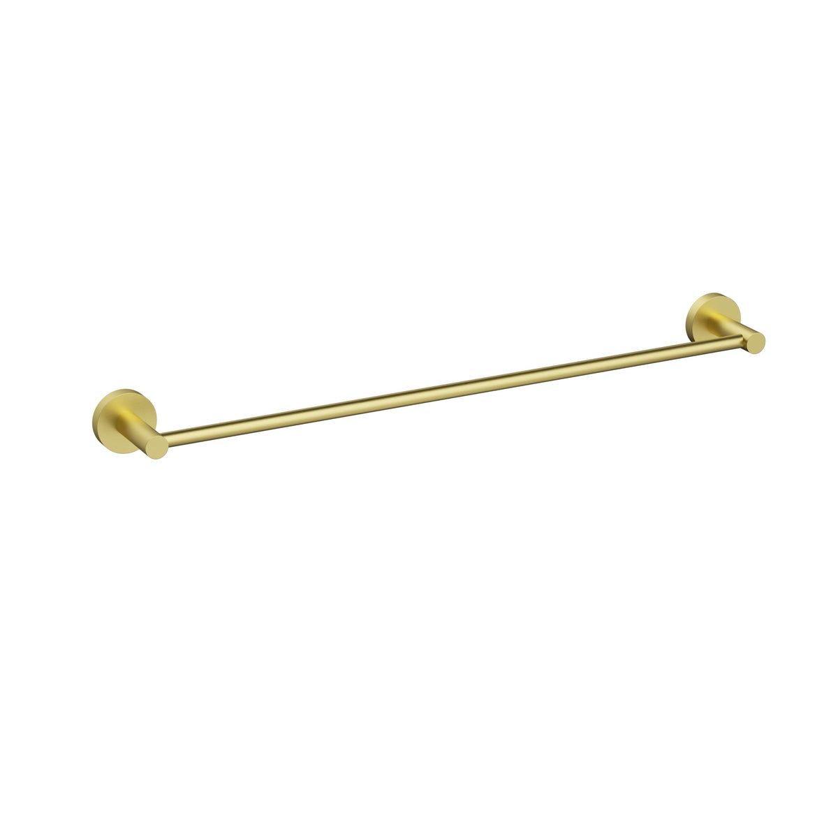 Otus Slimline Towel Rail Single 600mm - Brushed Gold