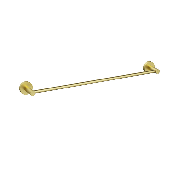 Otus Slimline Towel Rail Single 600mm - Brushed Gold