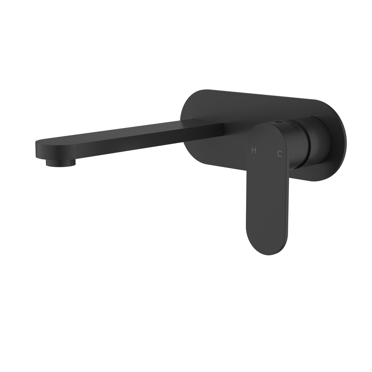 Sora SS Wall Basin Mixer Trim Kit - Matt Black