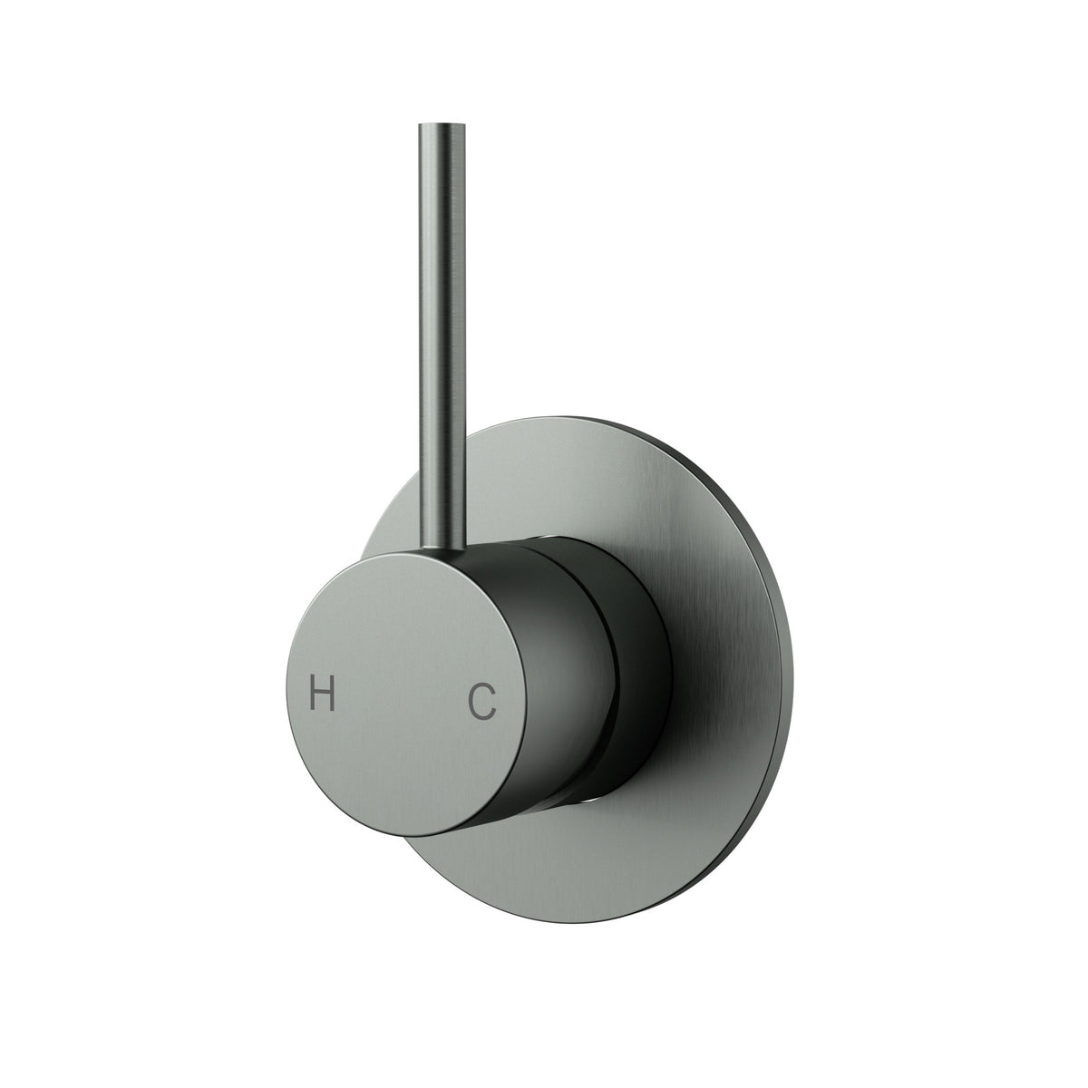 Otus Slimline Wall Mixer Trim Kit Lever Up - Gun Metal