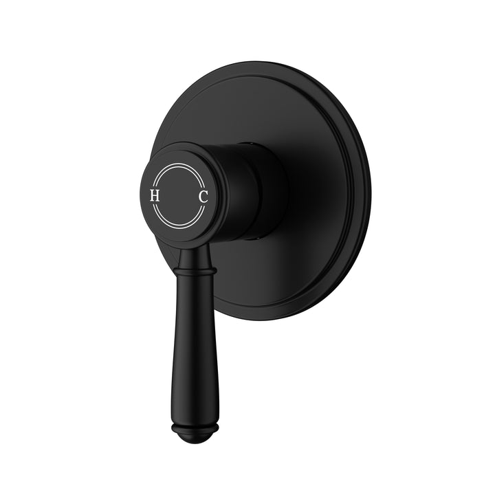 Clasico Wall Mixer Trim Kit - Matt Black