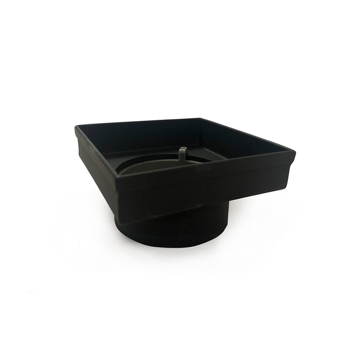 Square Tile Insert Floor Grate - Matte Black