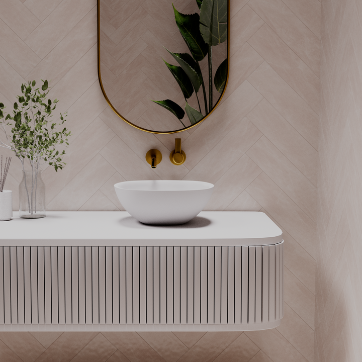 Marcello above counter basin — front view
