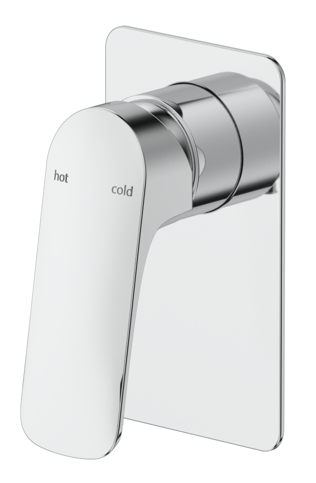 Bella Vista Kaza Shower Mixer - Square Plate - Trim Kit - Chrome - view 2