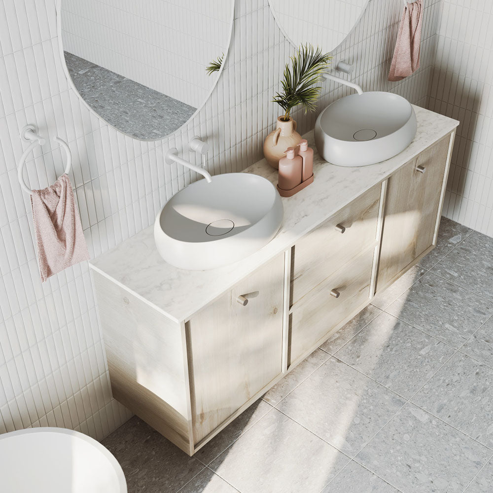 RAK Cloud Above Counter Basin - Matte White