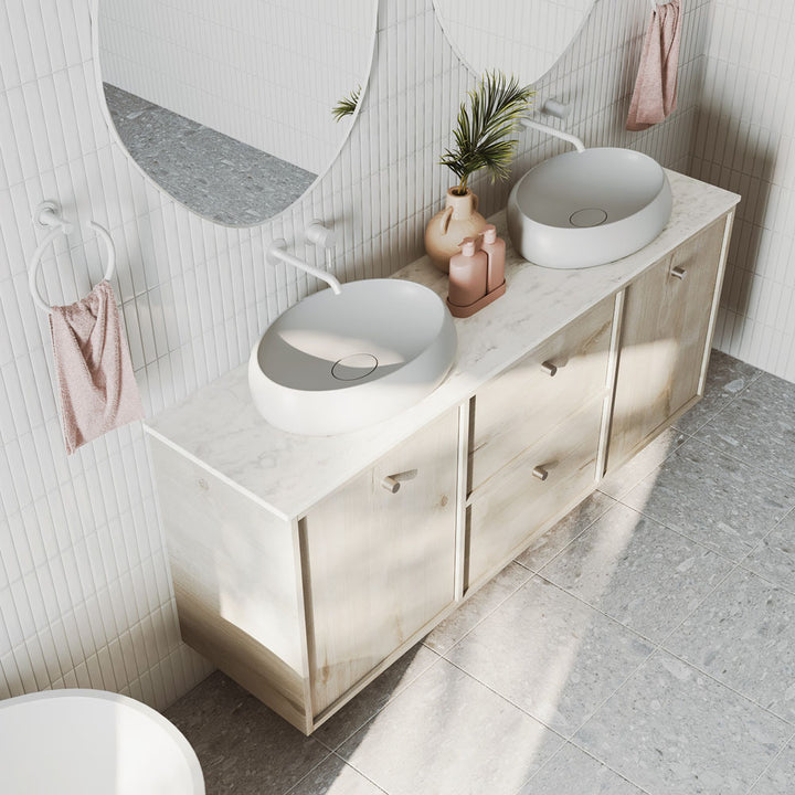 RAK Cloud Above Counter Basin - Matte White