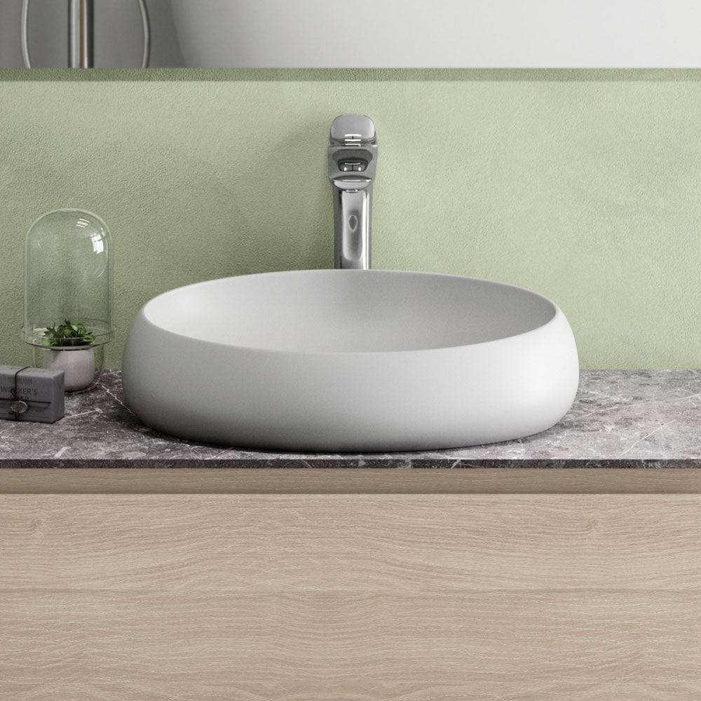 RAK Cloud Above Counter Basin - Matte White