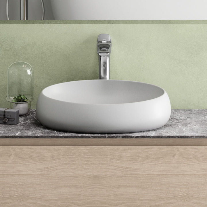 RAK Cloud Above Counter Basin - Matte White