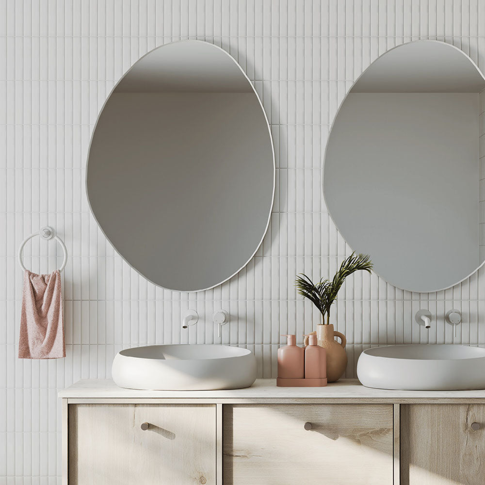 RAK Cloud Above Counter Basin - Matte White