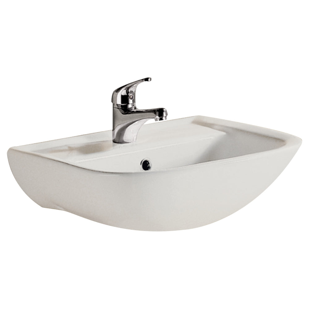 RAK Lara Wall Basin - Gloss Ivory