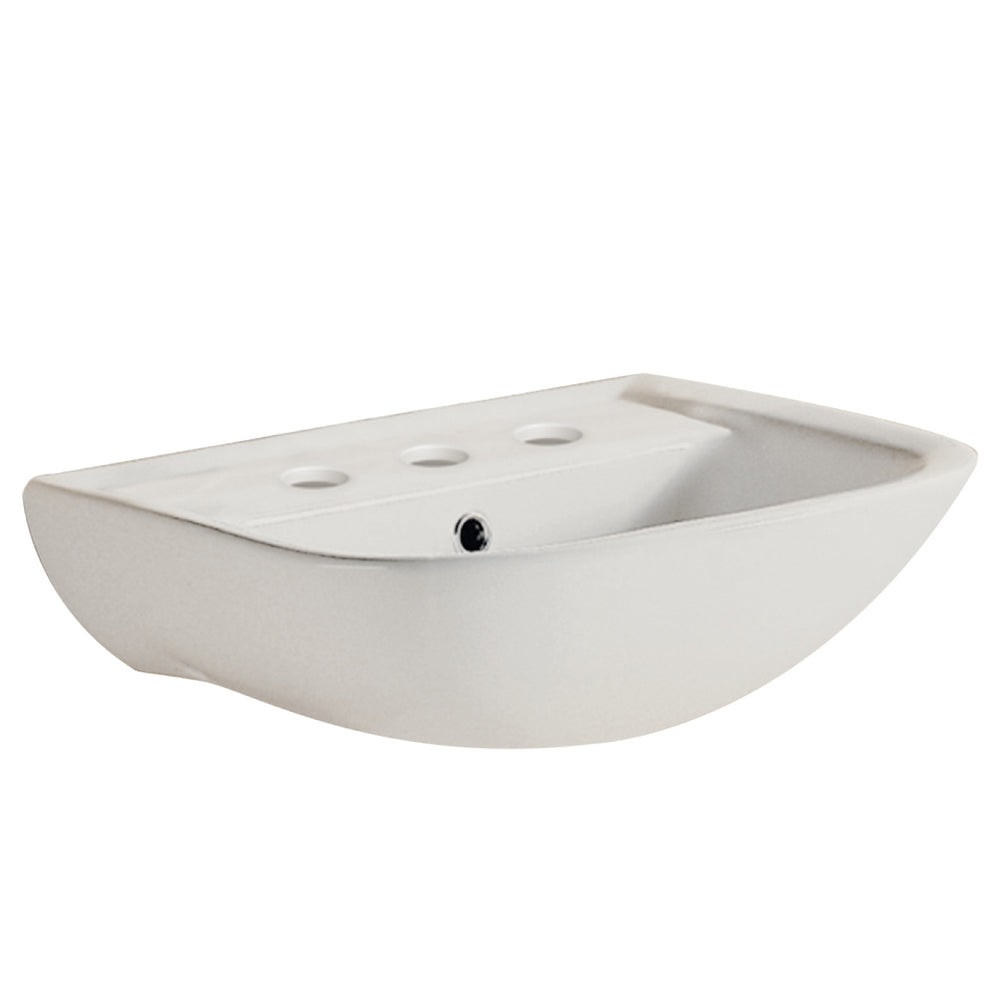 RAK Lara Wall Basin - Gloss Ivory