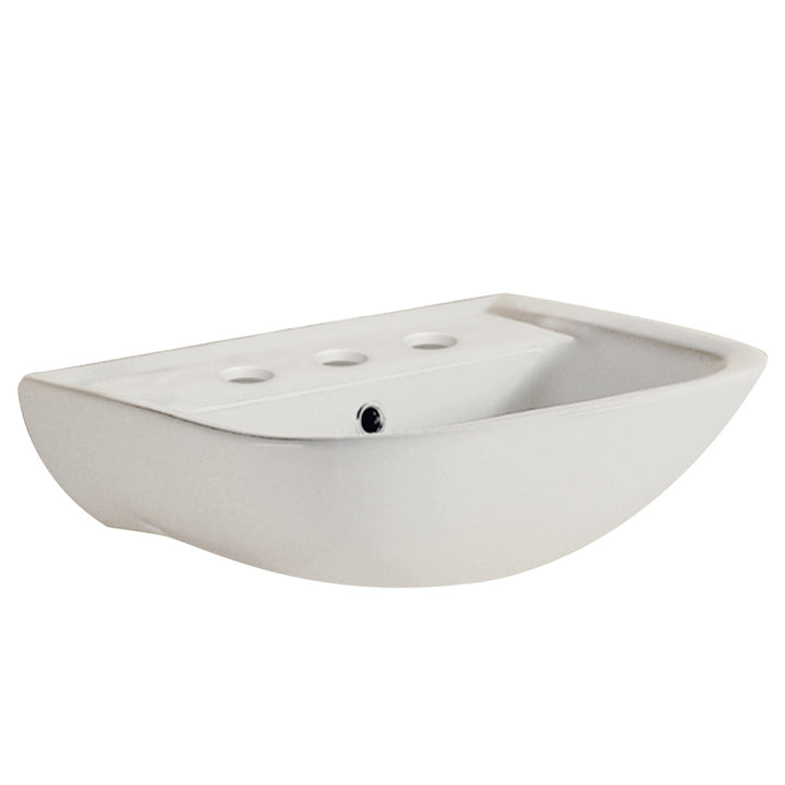 RAK Lara Wall Basin - Gloss Ivory