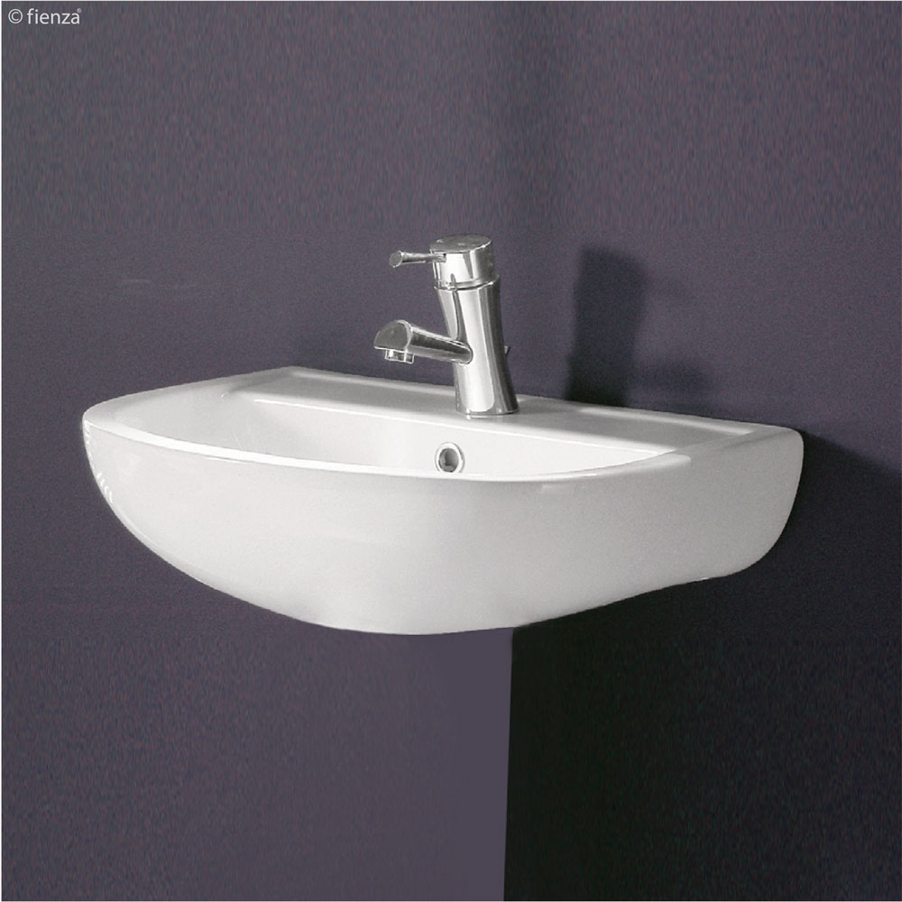 RAK Compact 450 Wall Basin - Gloss White