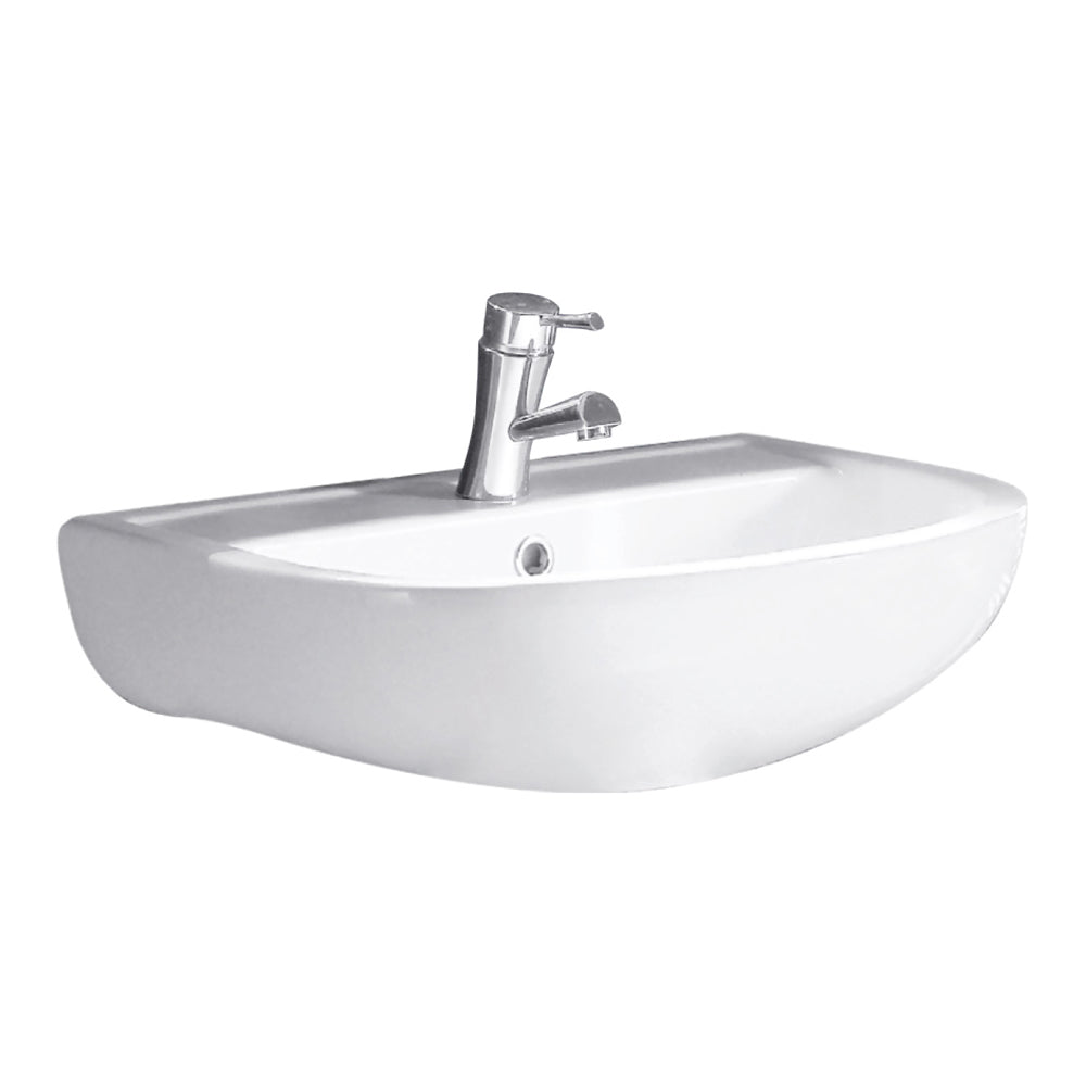 RAK Compact 550 Wall Basin - Gloss White