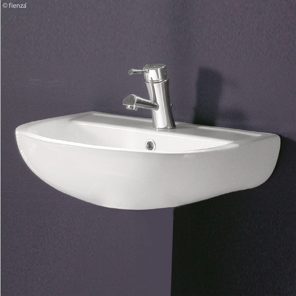 RAK Compact 550 Wall Basin - Gloss White
