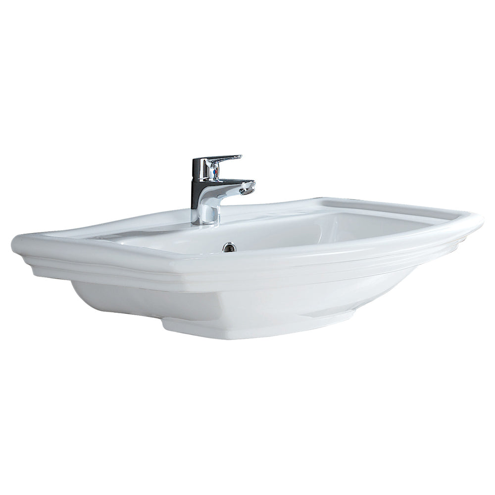 RAK Washington Wall Basin - Gloss White