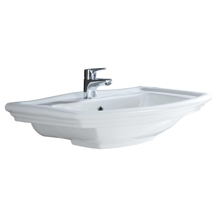 RAK Washington Wall Basin - Gloss White